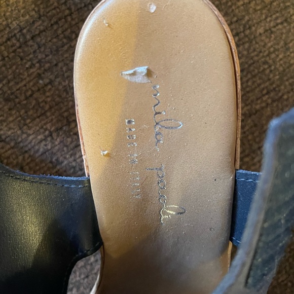 Mila Paoli  Italian shoes wedge sandals. - Picture 4 of 5